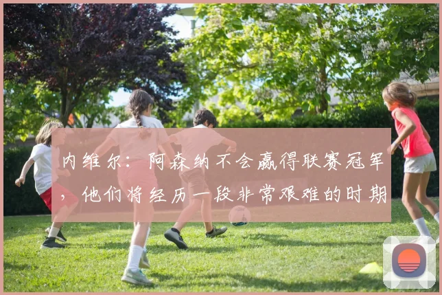 内维尔：阿森纳不会赢得联赛冠军，他们将经历一段非常艰难的时期